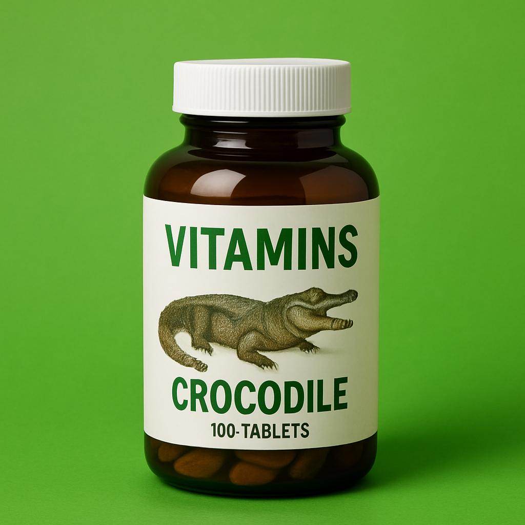 Vitamin supplements for crocodiles
